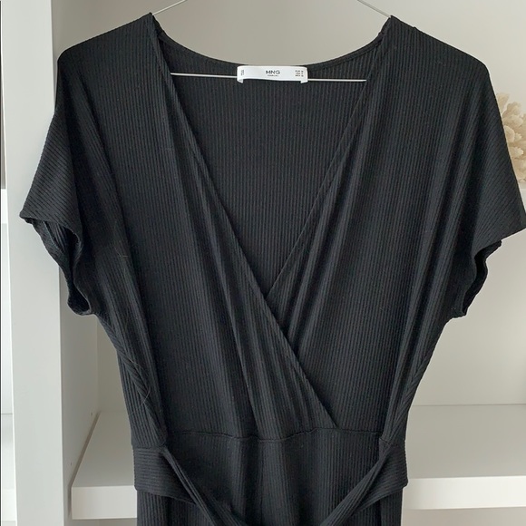 MNG black short sleeve jumpsuit - Picture 4 of 6
